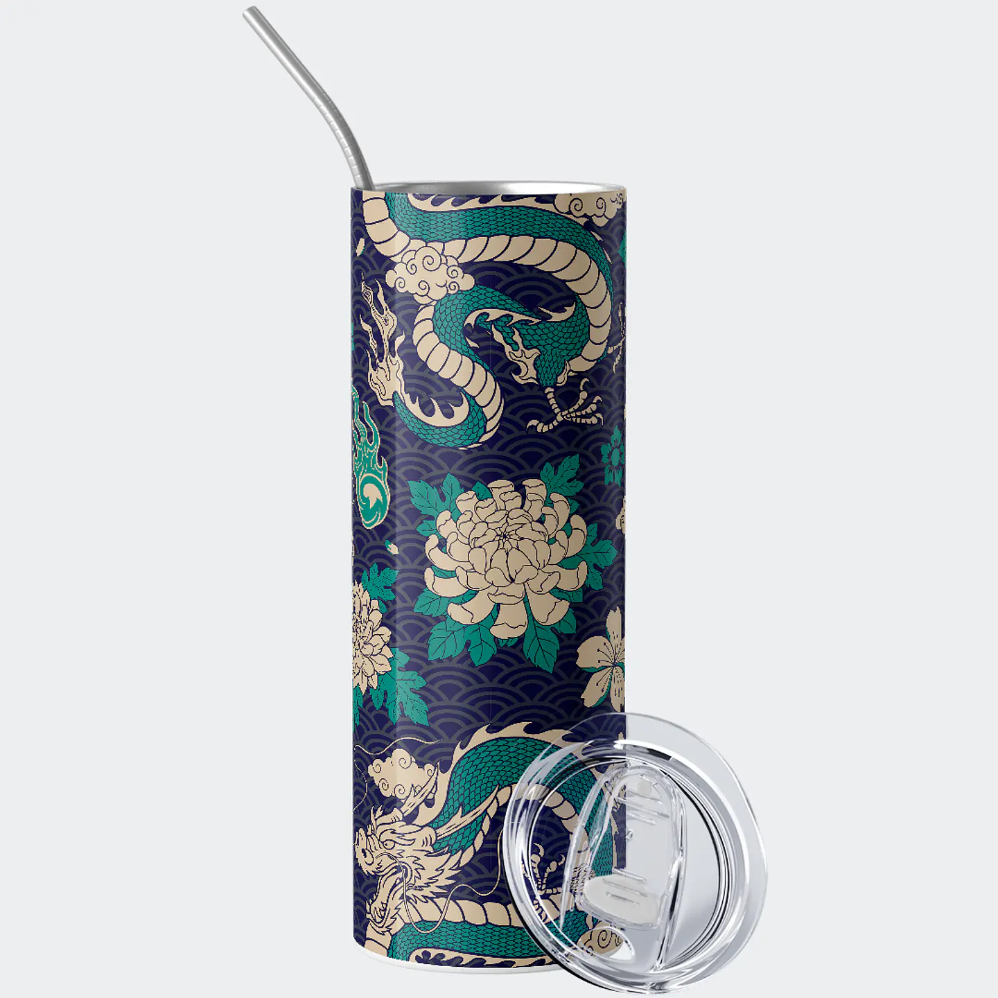 Vaso térmico 600ml - Diseño Midnight Azure Ryu 2