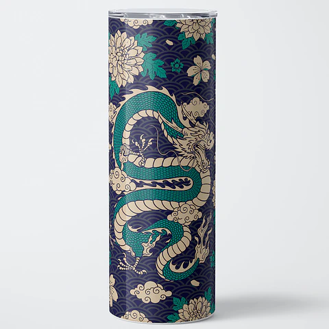 Vaso térmico 600ml - Diseño Midnight Azure Ryu