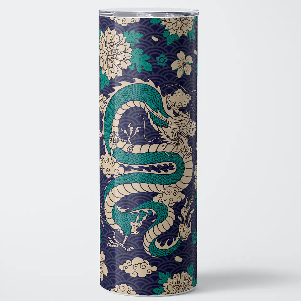 Vaso térmico 600ml - Diseño Midnight Azure Ryu 1