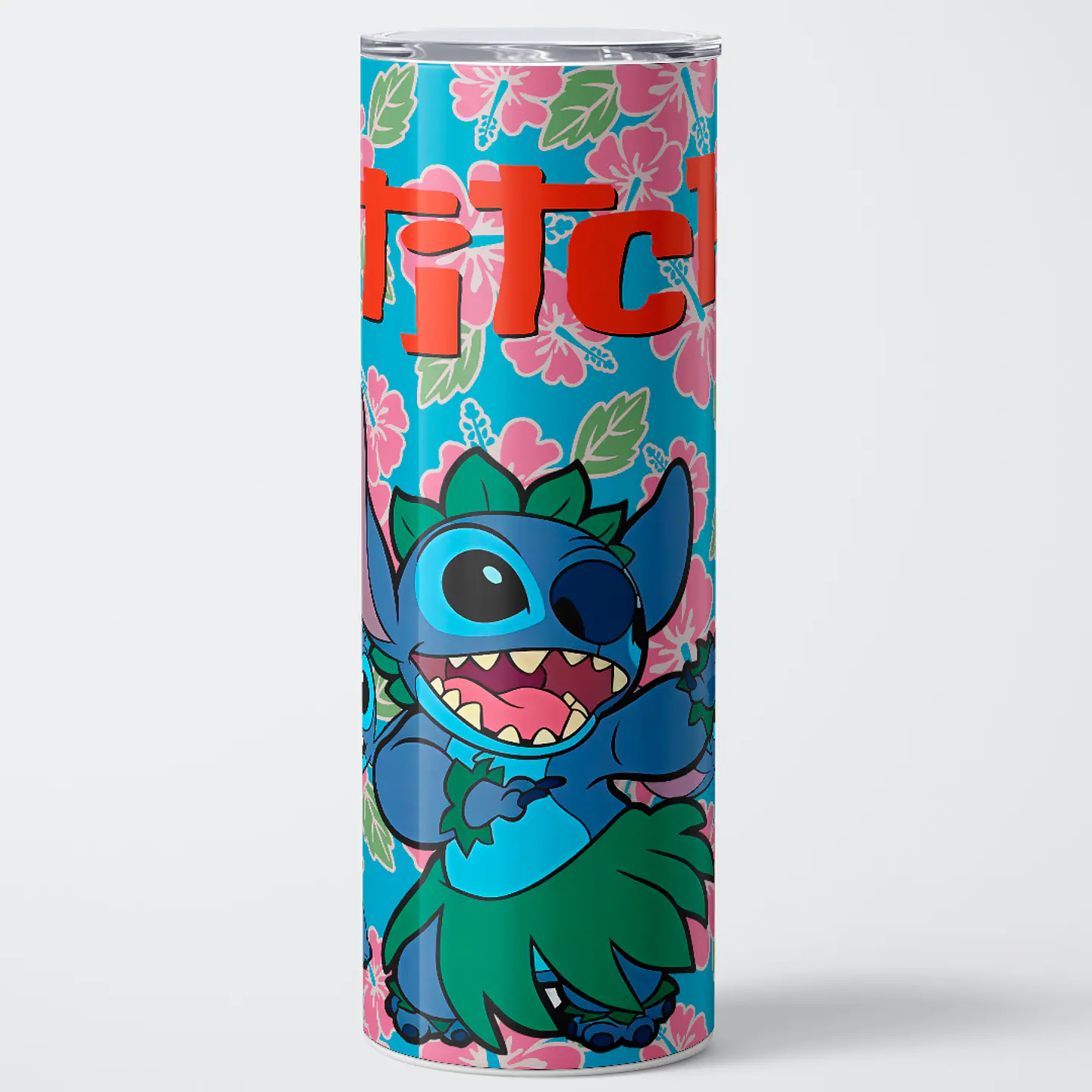 Vaso térmico 600ml - Diseño Stitch Aloha Hula Dance 1