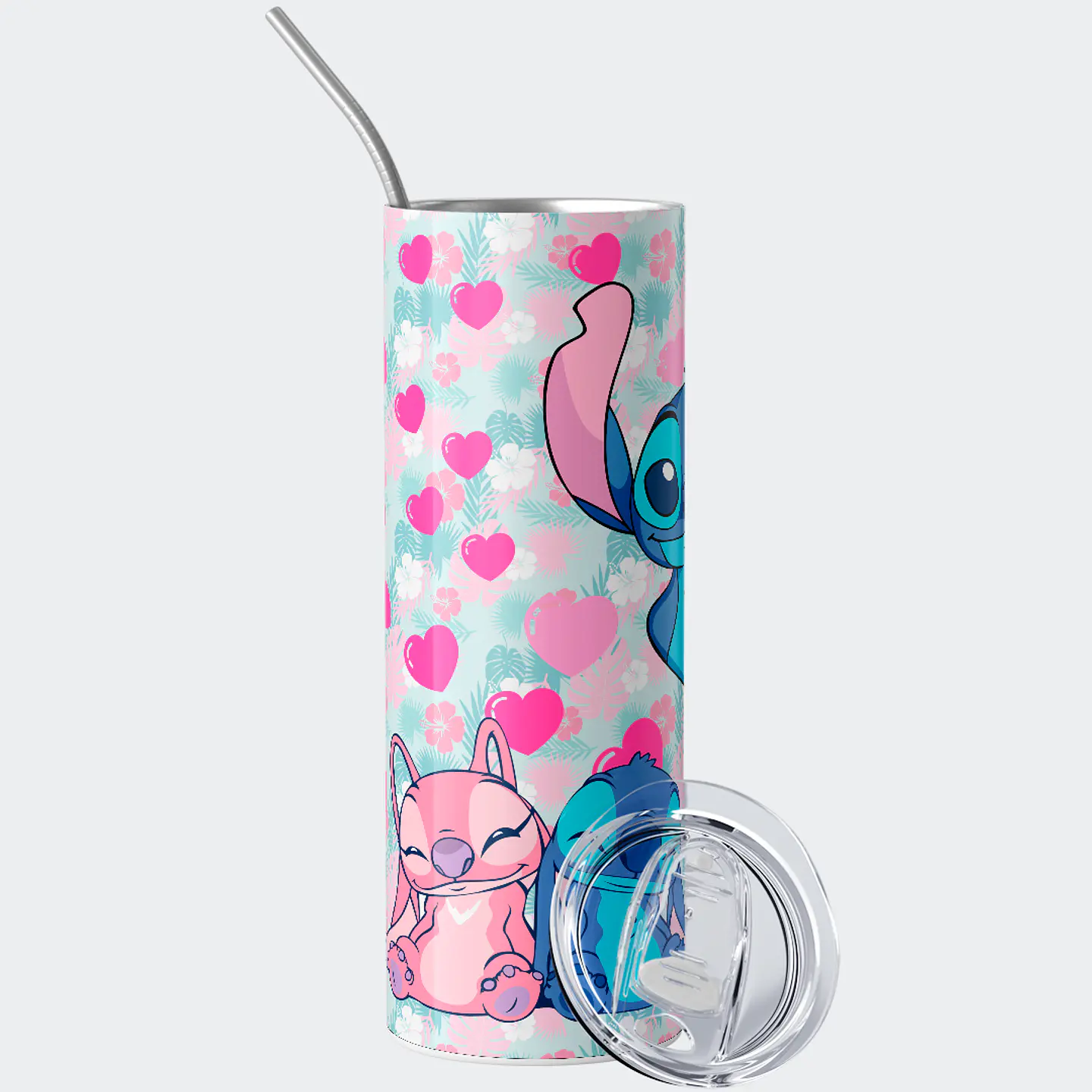 Vaso térmico 600ml - Diseño Stitch & Angel 2