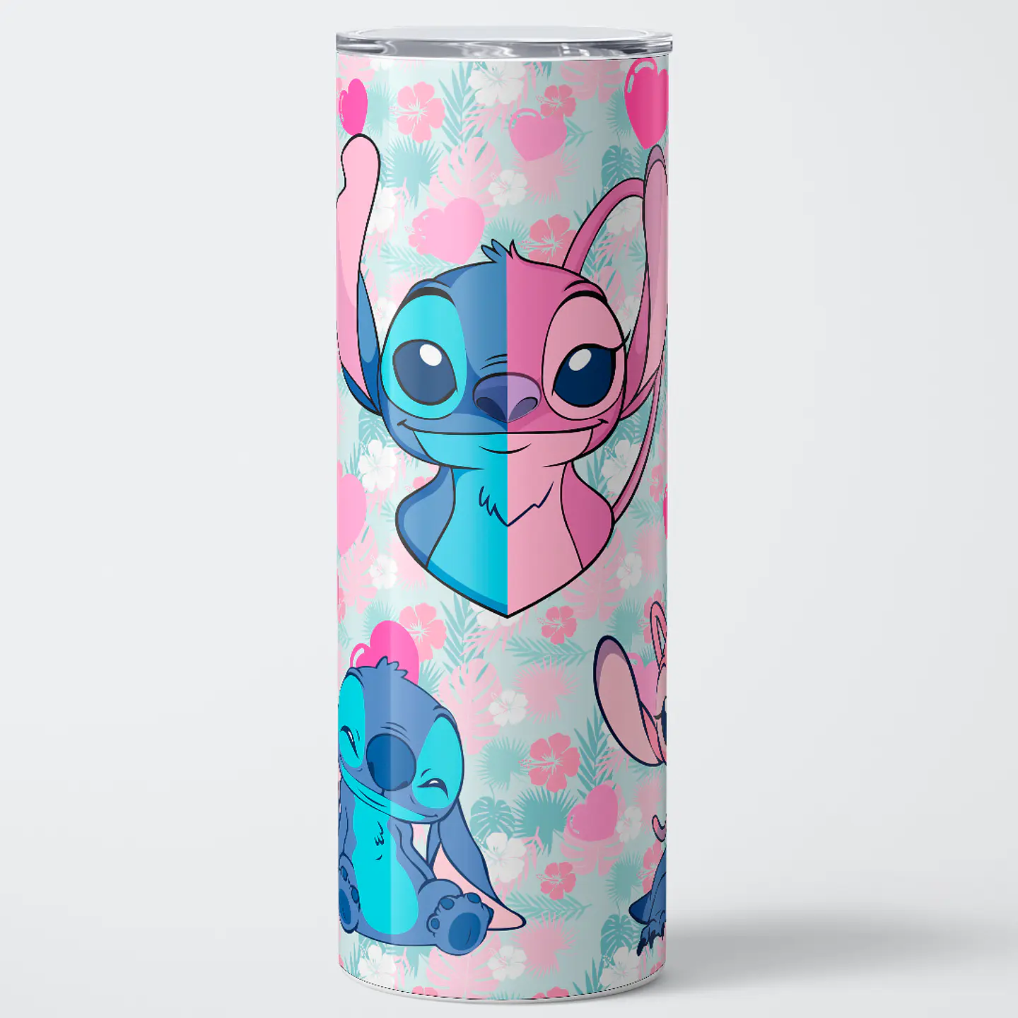 Vaso térmico 600ml - Diseño Stitch & Angel 1