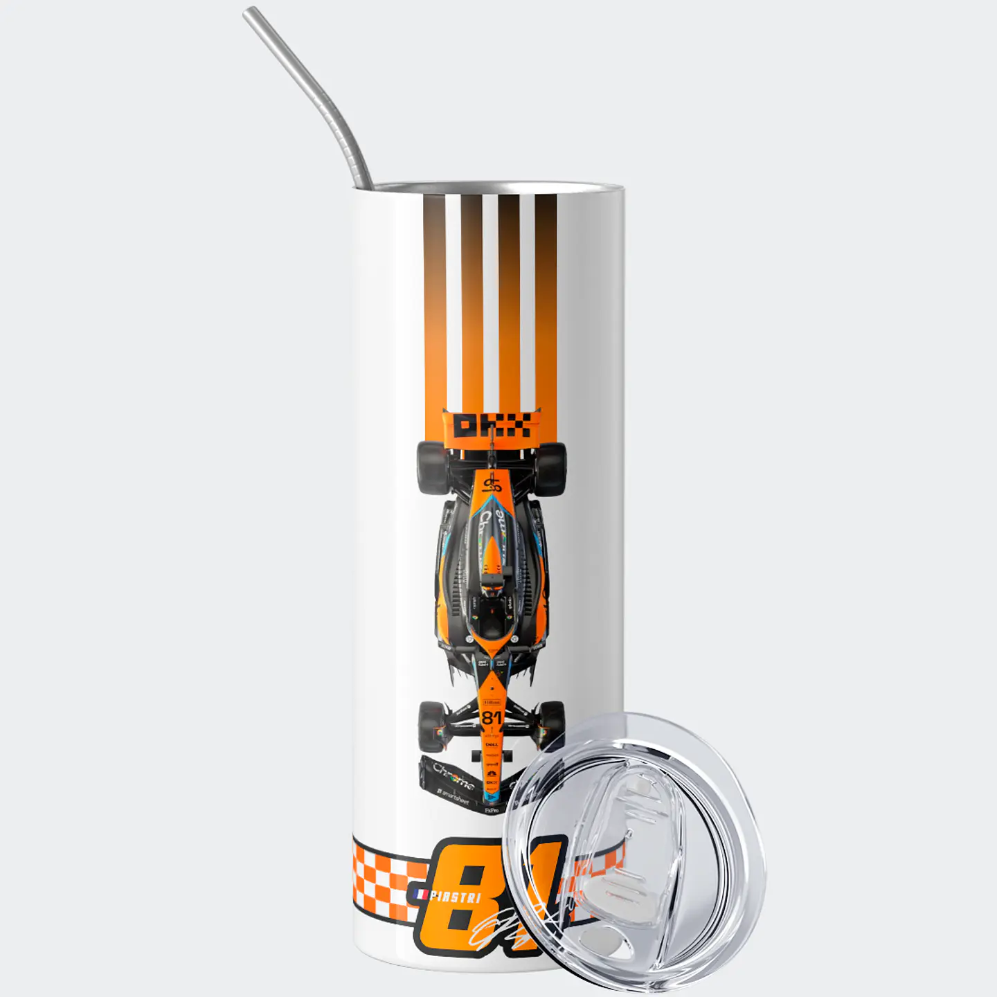 Vaso térmico 600ml - Diseño Oscar Piastri 81 Racing 2