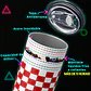 Vaso térmico 600ml - Diseño F1 Grid Checkerboard - Miniatura 4