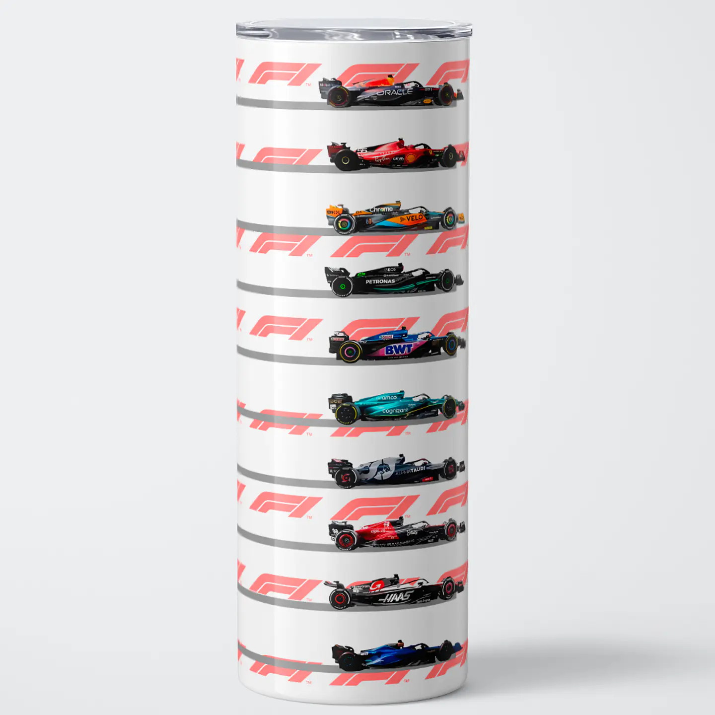 Vaso térmico 600ml - Diseño F1 Full Grid Lineup 1