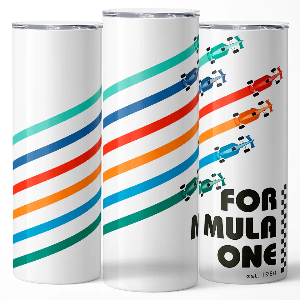 Vaso térmico 600ml - Diseño F1 Heritage Speed Trails 3