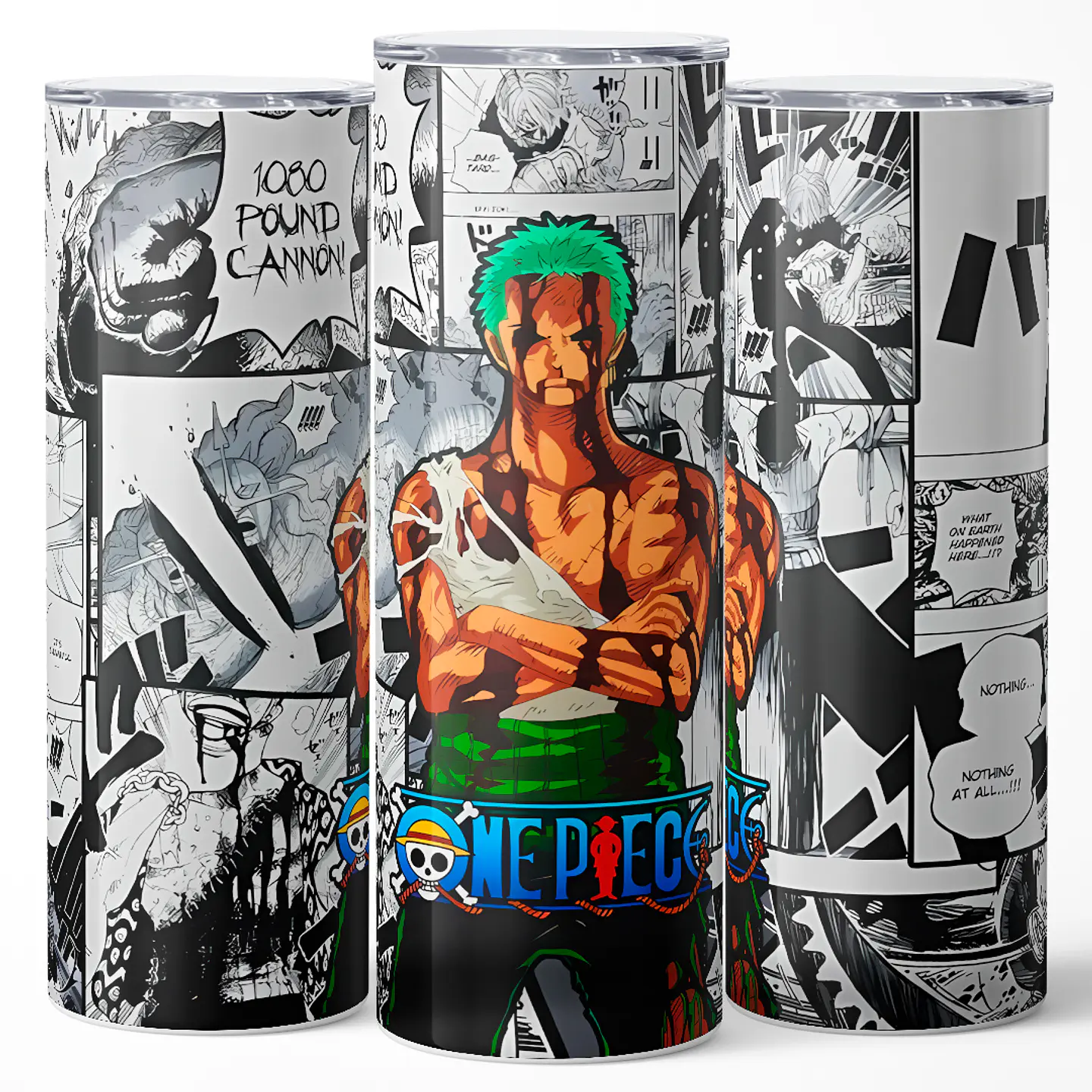 Vaso térmico 600ml - Diseño Zoro Nothing Happened 3