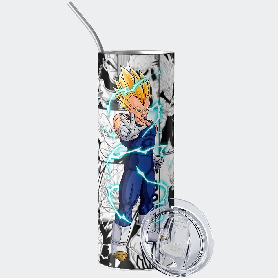 Vaso térmico 600ml - Diseño Vegeta Saiyajin 2 2