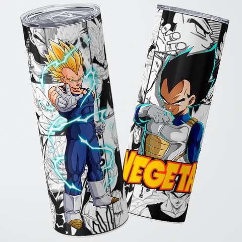 Vaso térmico 600ml - Diseño Vegeta Saiyajin 2