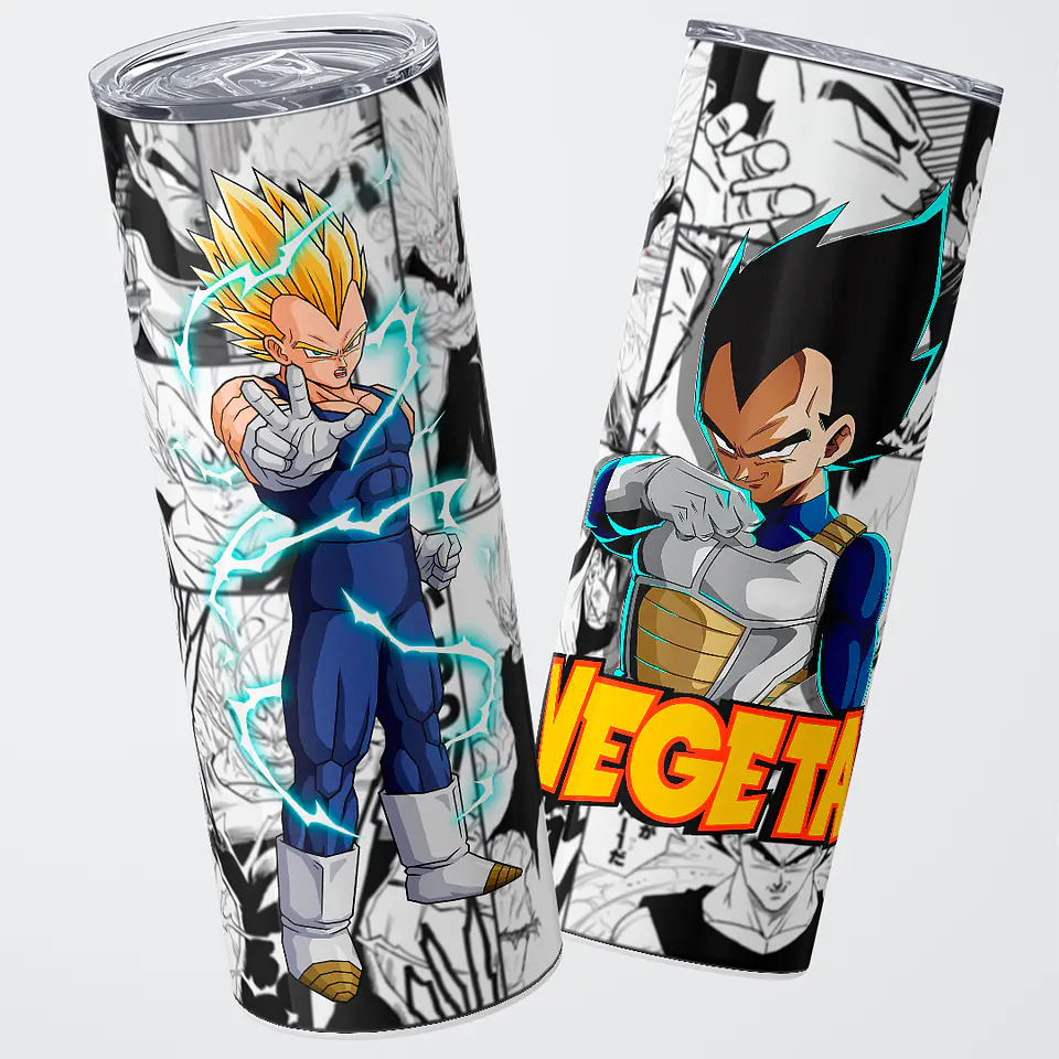 Vaso térmico 600ml - Diseño Vegeta Saiyajin 2 1