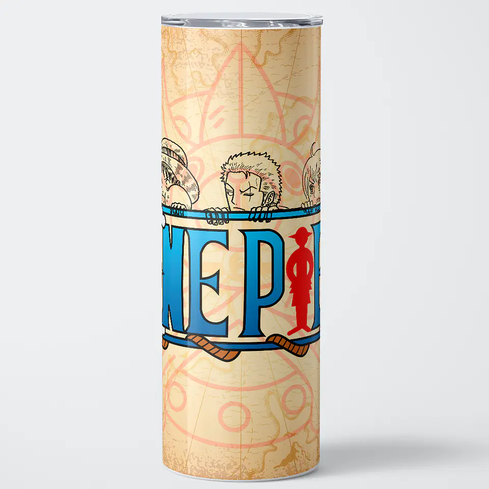 Vaso térmico 600ml - Diseño One Piece Vintage Map 1