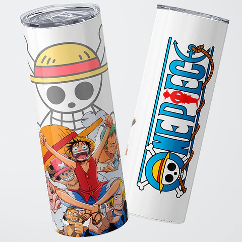 Vaso térmico 600ml - Diseño One Piece Jolly Roger Crew