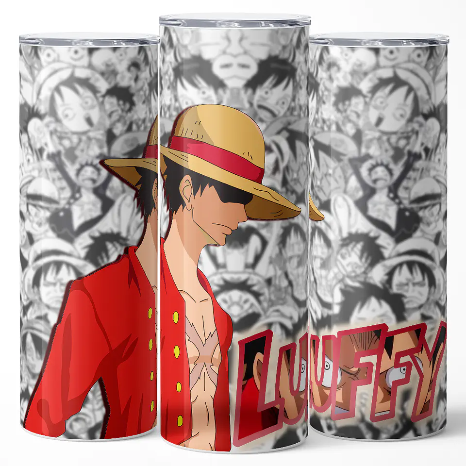 Vaso térmico 600ml - Diseño Luffy Captain Determination 3