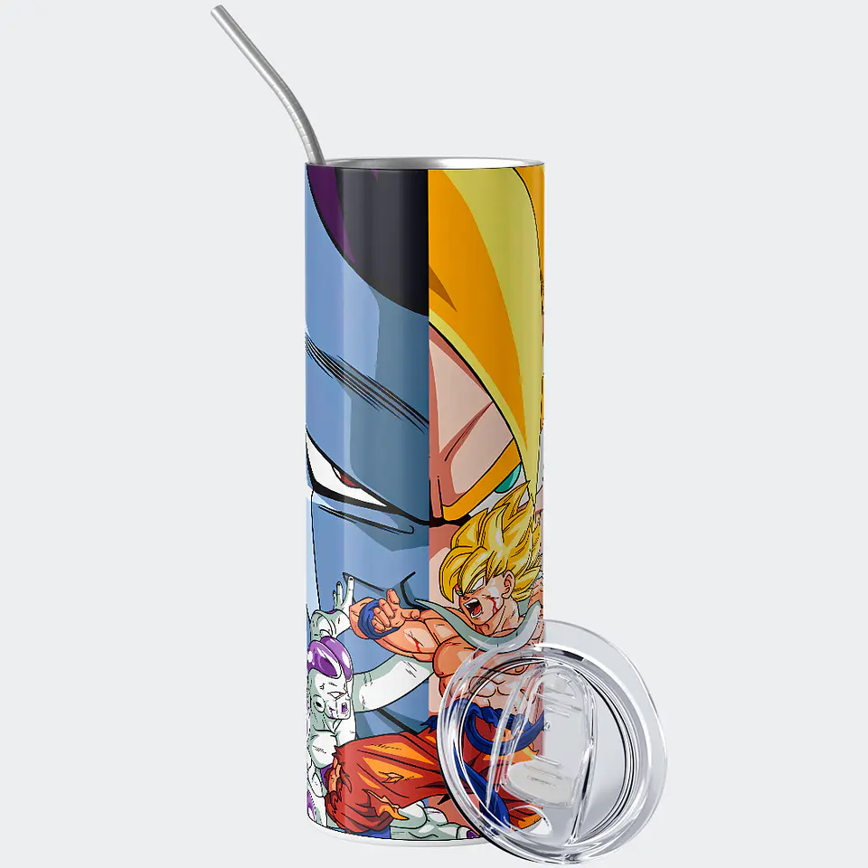 Vaso térmico 600ml - Diseño Goku vs Frieza Namek Showdown 2