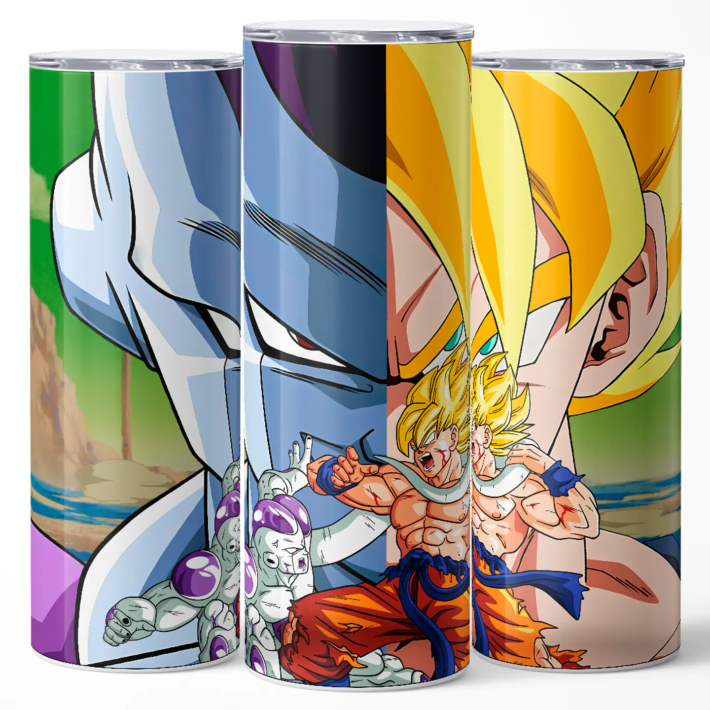 Vaso térmico 600ml - Diseño Goku vs Frieza Namek Showdown 3