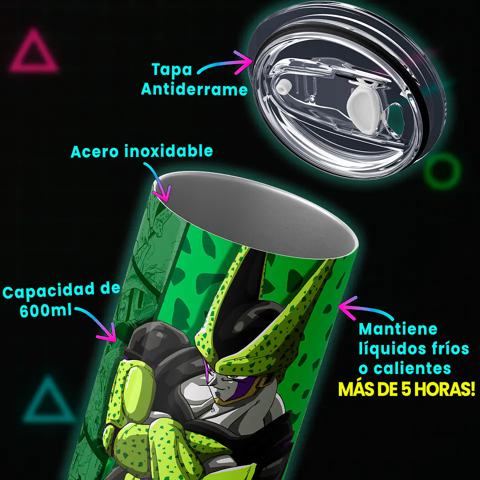 Vaso térmico 600ml - Diseño Cell Perfect 4