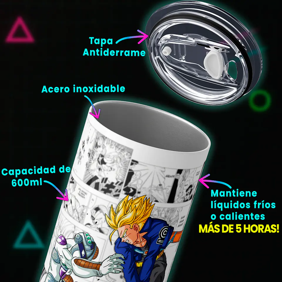 Vaso térmico 600ml - Diseño Trunks Future Sword 4