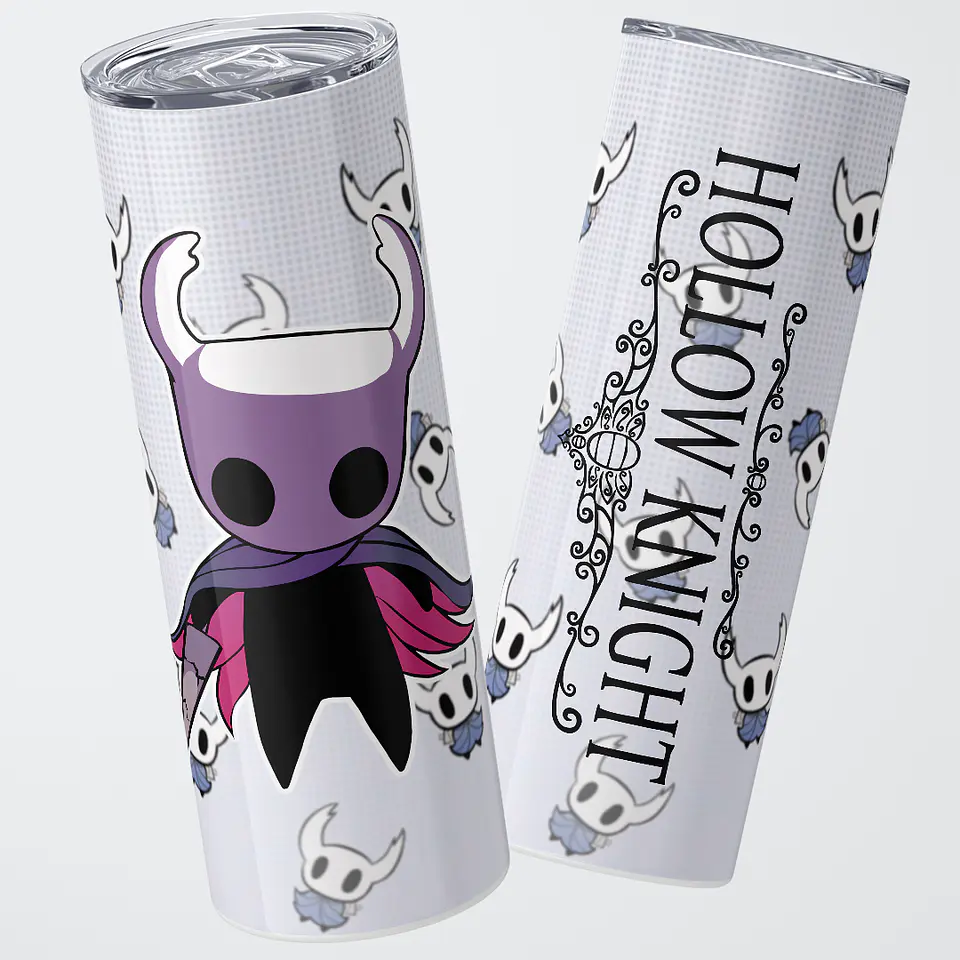 Vaso térmico 600ml - Diseño Hollow Knight Minimal Pattern 1
