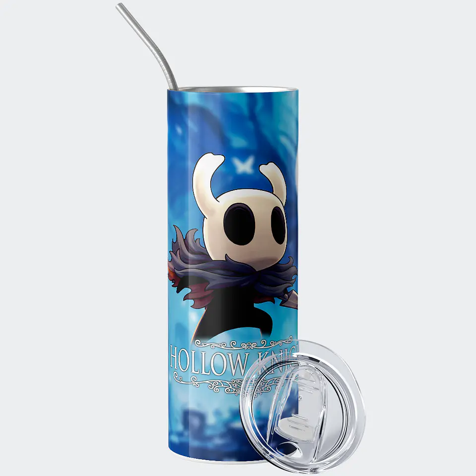 Vaso térmico 600ml - Diseño Hollow Knight Blue Abyss 2