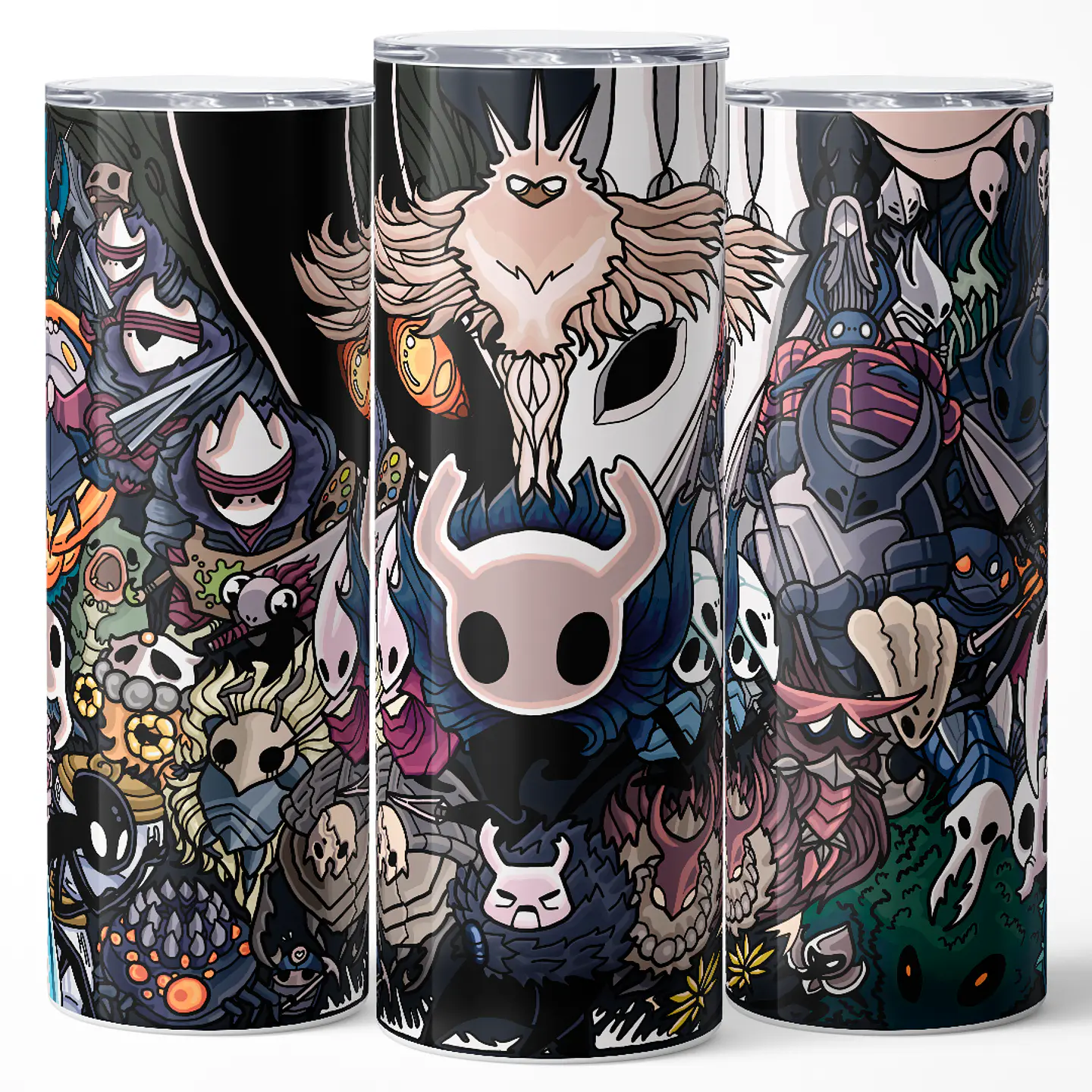Vaso térmico 600ml - Diseño Hollow Knight Hallownest Collage 3