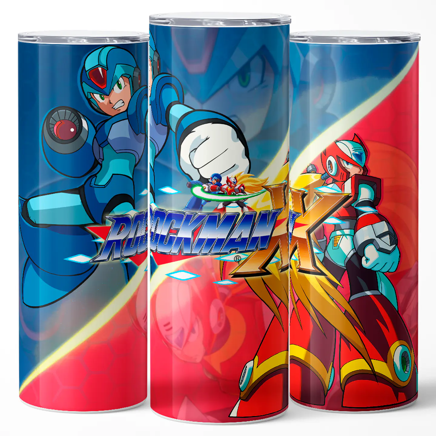 Vaso térmico 600ml - Diseño Rockman X Dual Hunters 3