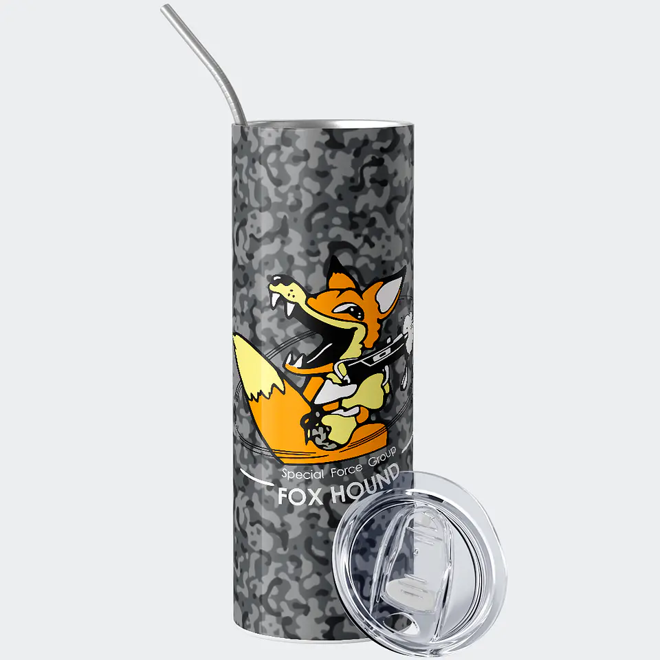 Vaso térmico 600ml - Diseño Fox Hound Tactical Camo 2