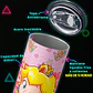Vaso térmico 600ml - Diseño Princess Peach Pink Pattern - Miniatura 4
