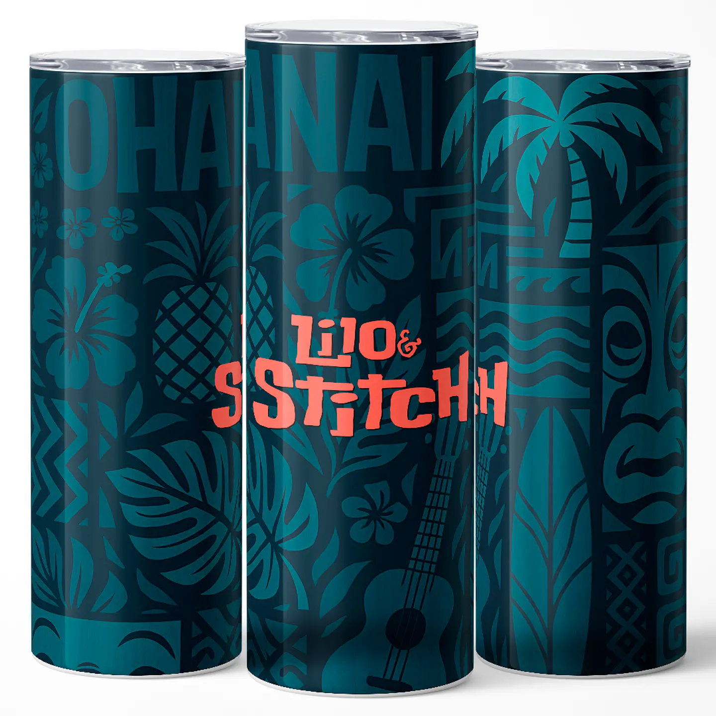 Vaso térmico 600ml - Diseño Lilo & Stitch Ohana Deep Teal 3