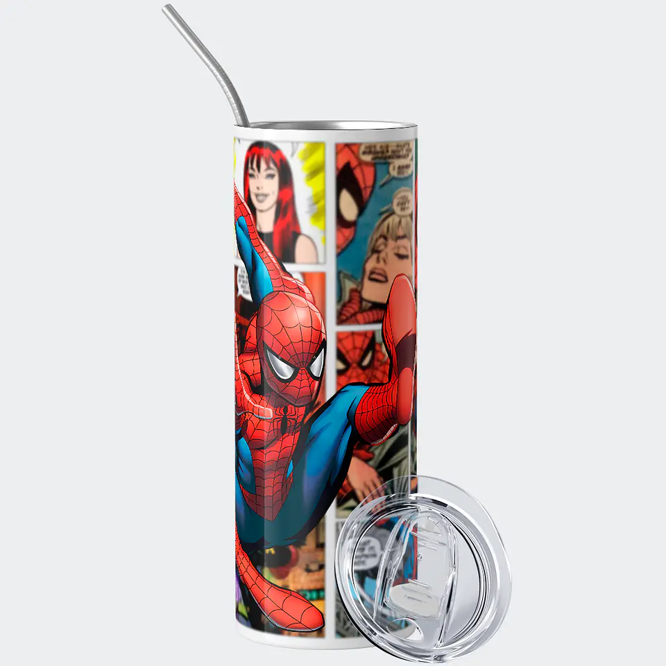 Vaso térmico 600ml - Diseño Spider-Man Classic Comic Panels 2