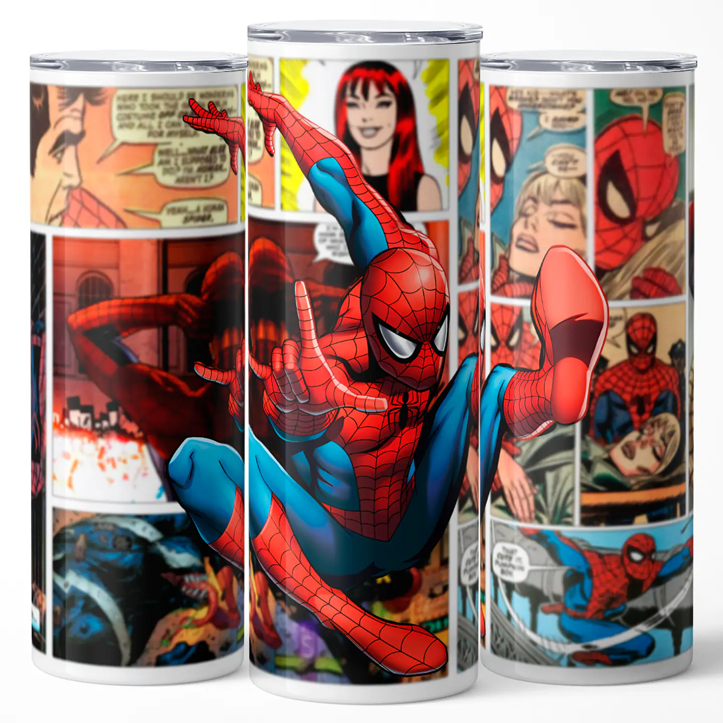 Vaso térmico 600ml - Diseño Spider-Man Classic Comic Panels 3
