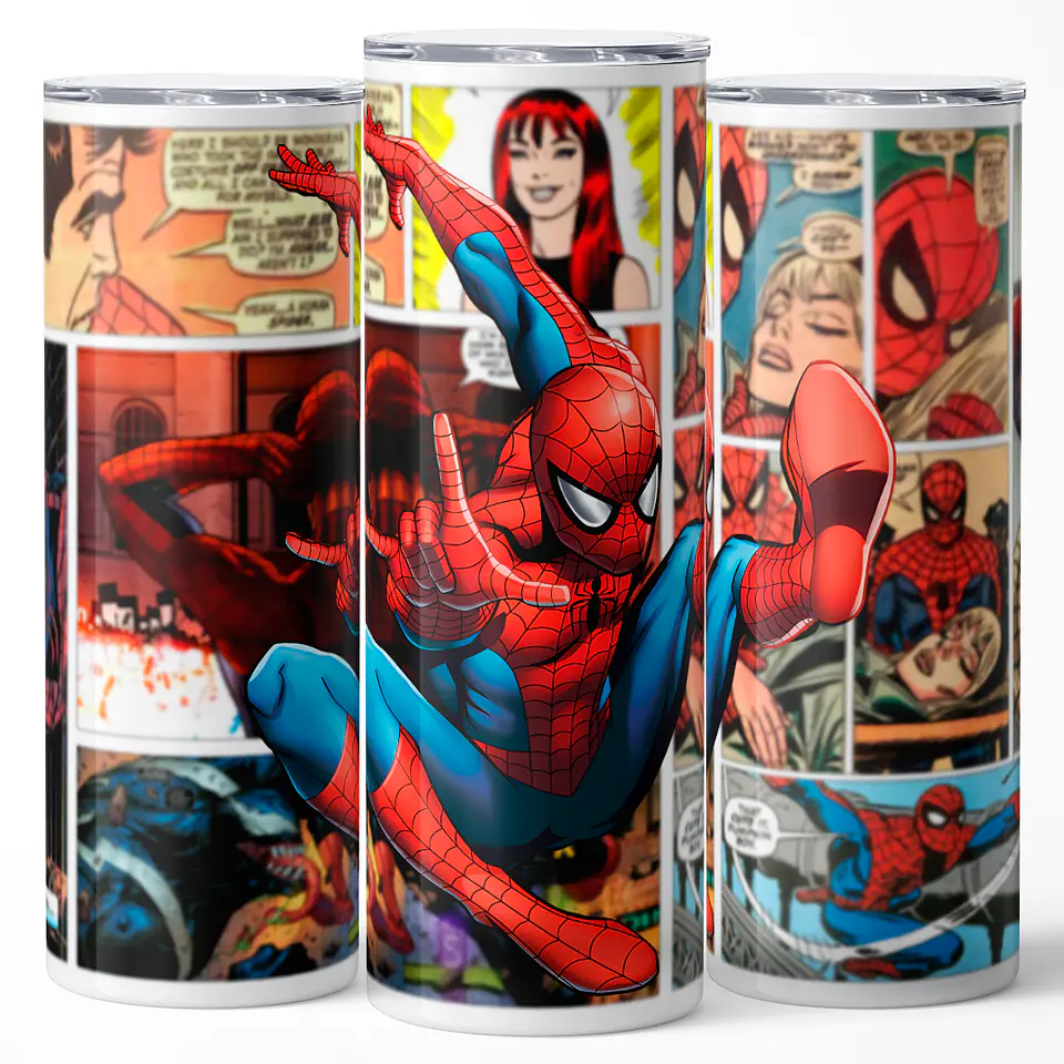 Vaso térmico 600ml - Diseño Spider-Man Classic Comic Panels 3