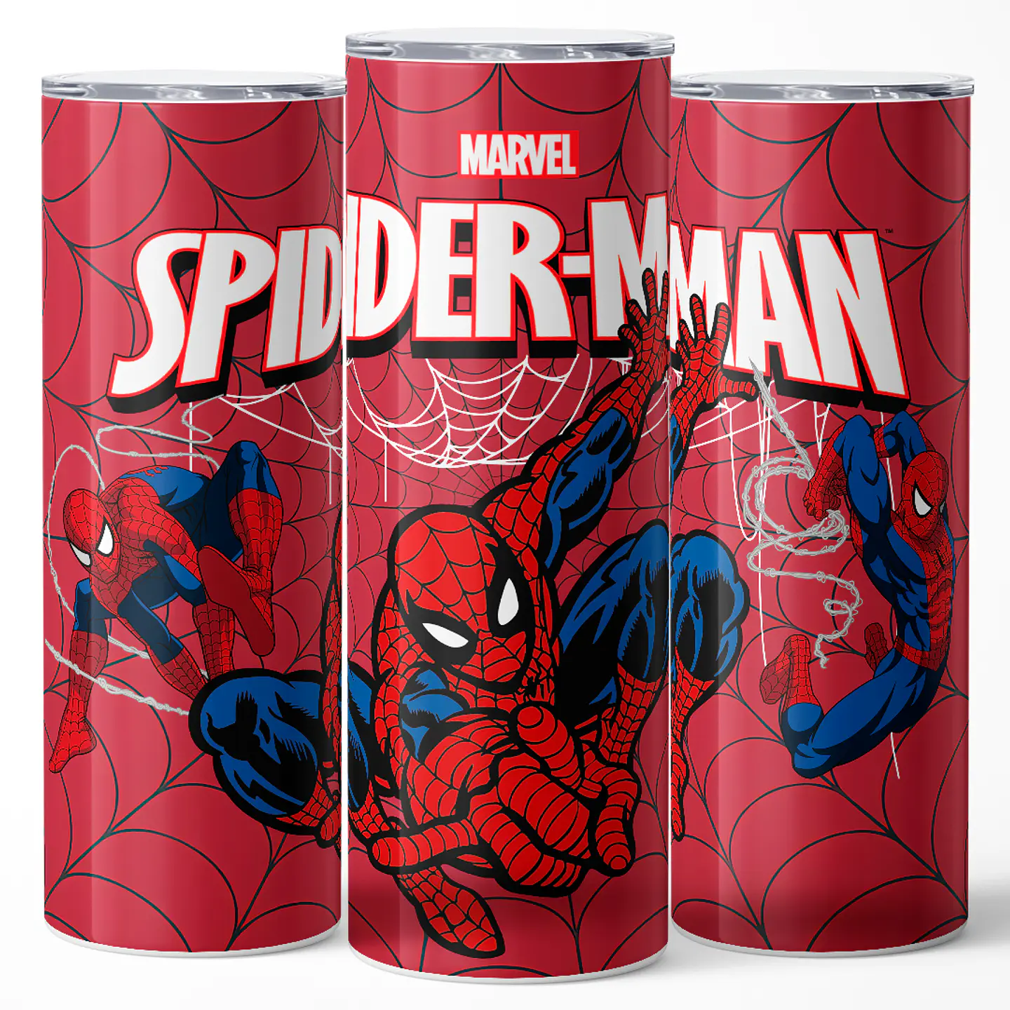 Vaso térmico 600ml - Diseño Spider-Man Crimson Web Action 3