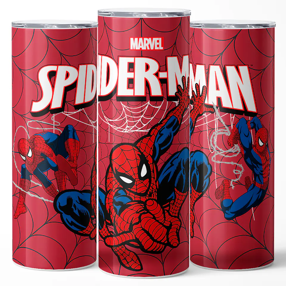 Vaso térmico 600ml - Diseño Spider-Man Crimson Web Action 3