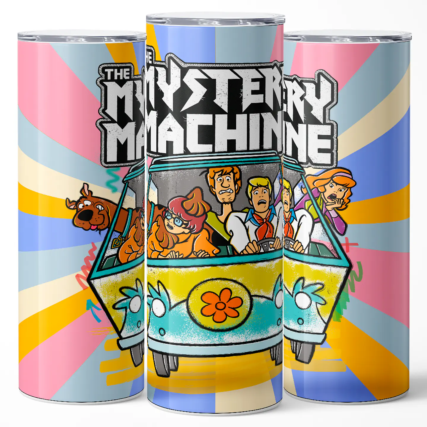 Vaso térmico 600ml - Diseño Scooby-Doo Mystery Machine Retro 3