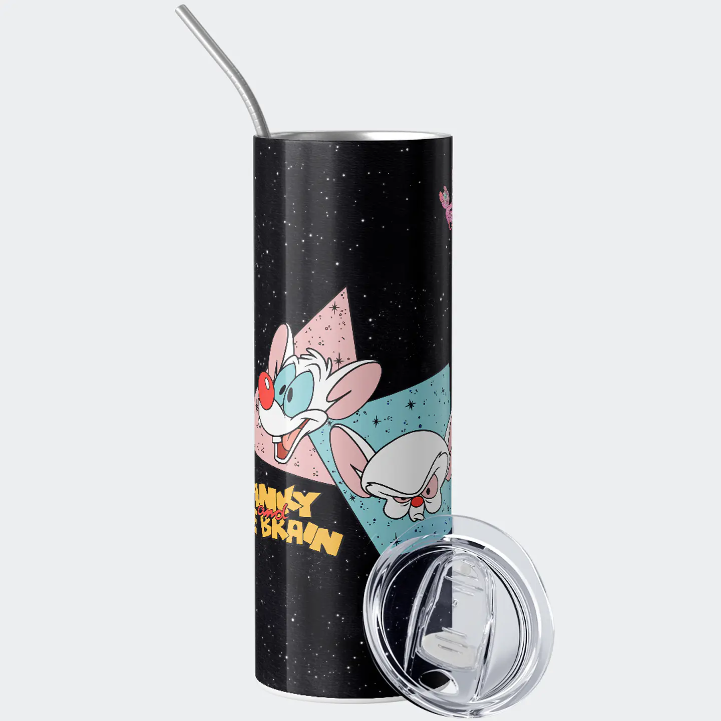 Vaso térmico 600ml - Diseño Pinky and the Brain World Domination 2