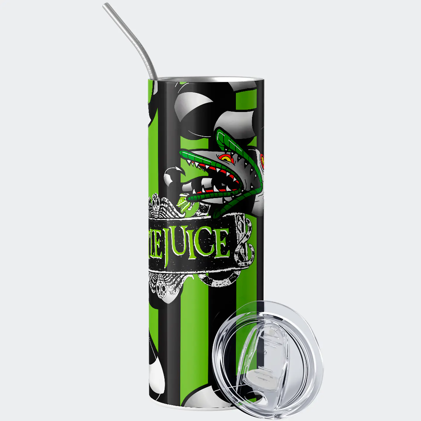 Vaso térmico 600ml - Diseño Beetlejuice Sandworm Stripe 2