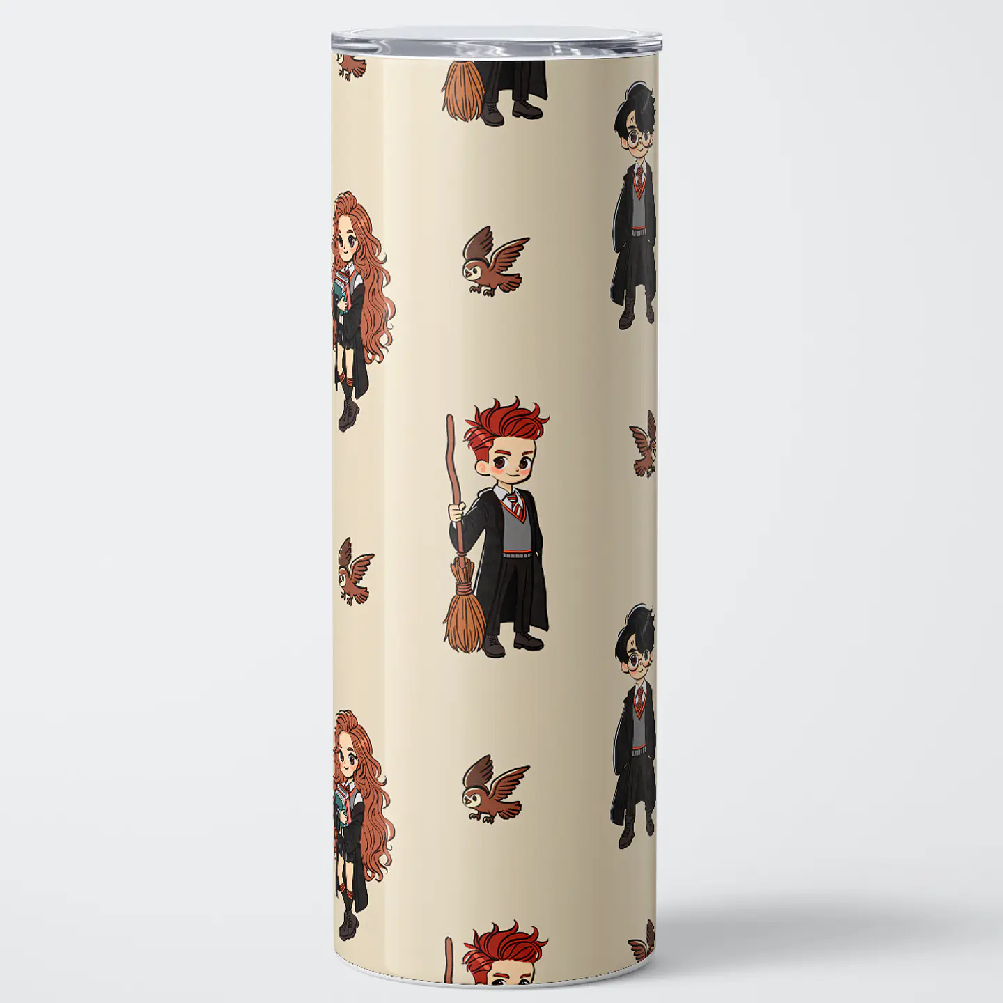 Vaso térmico 600ml - Diseño Harry Potter Chibi Golden Trio 1