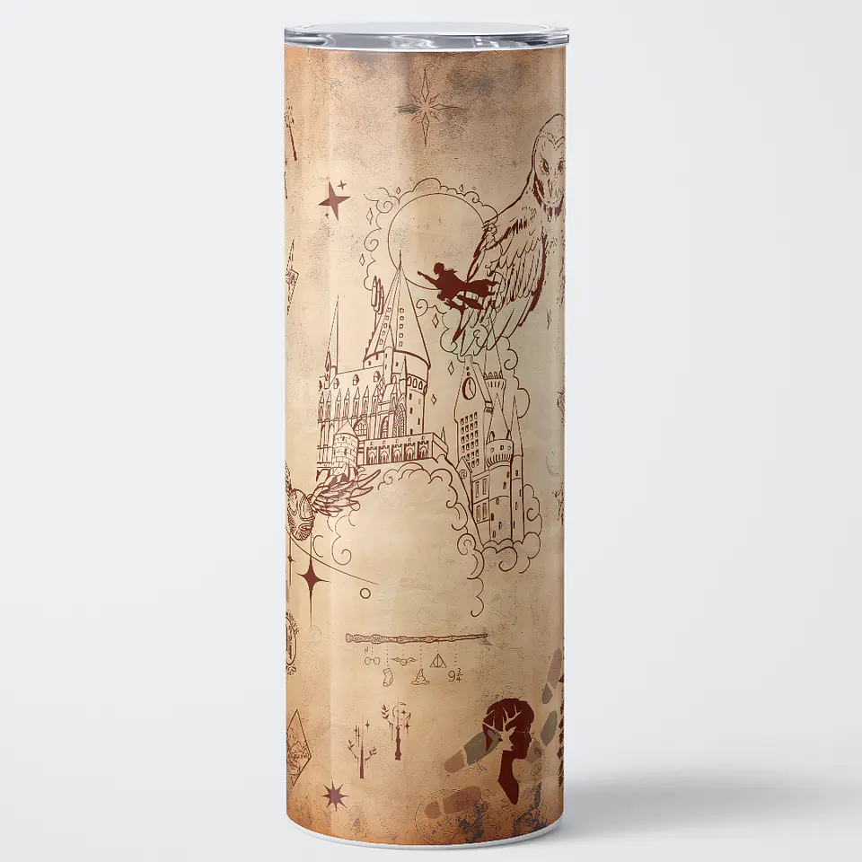 Vaso térmico 600ml - Diseño Harry Potter Marauders Map Edition 1