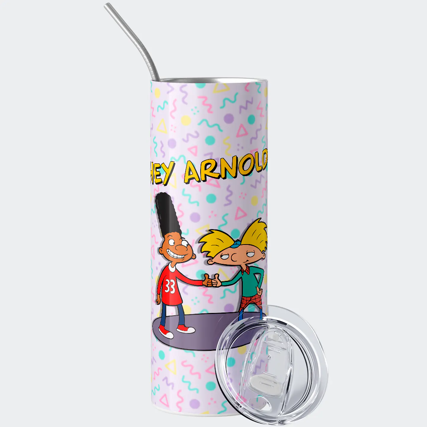 Vaso térmico 600ml - Diseño Hey Arnold Retro Fruits Edition 2