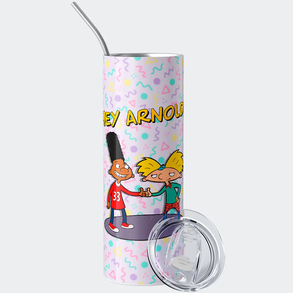 Vaso térmico 600ml - Diseño Hey Arnold Retro Fruits Edition 2