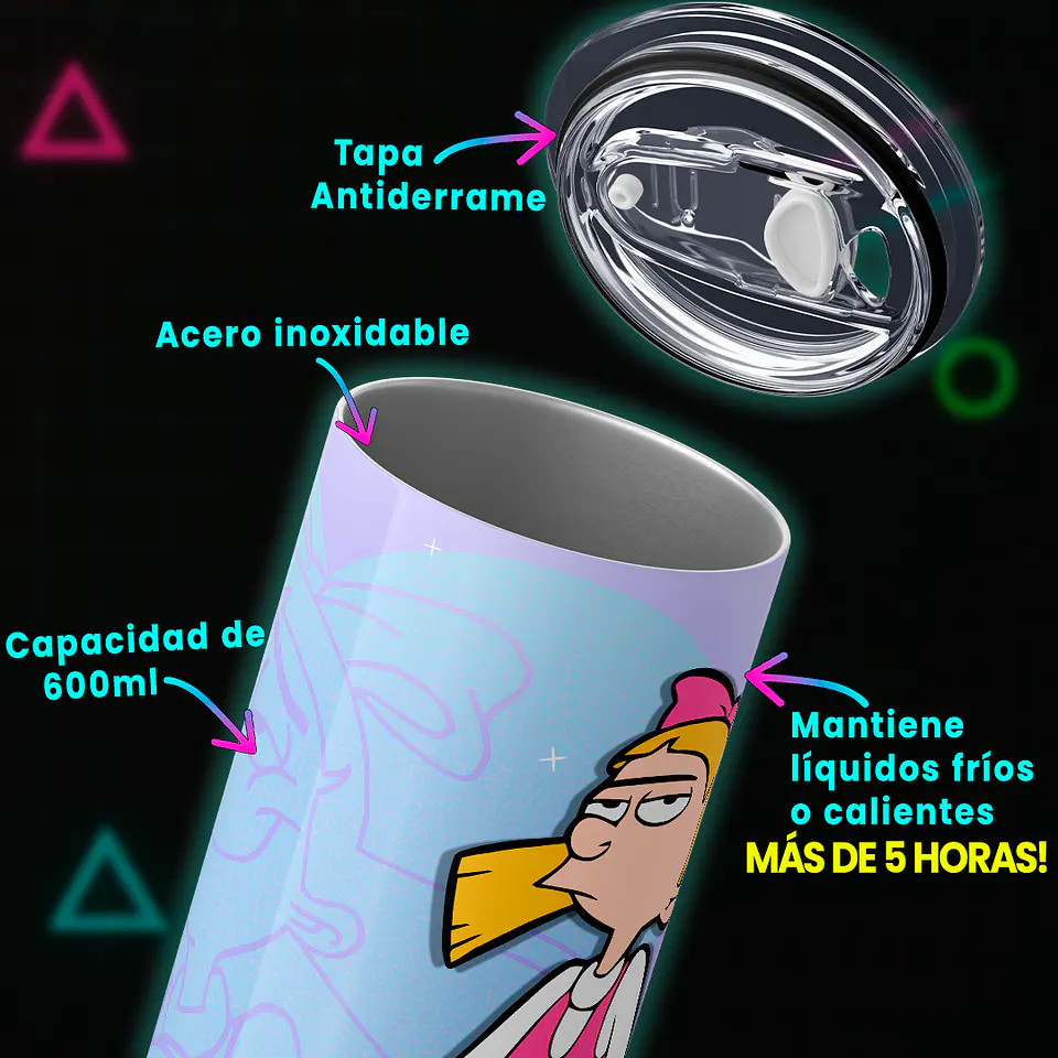 Vaso térmico 600ml - Diseño Helga Pataki Secret Love Edition 4