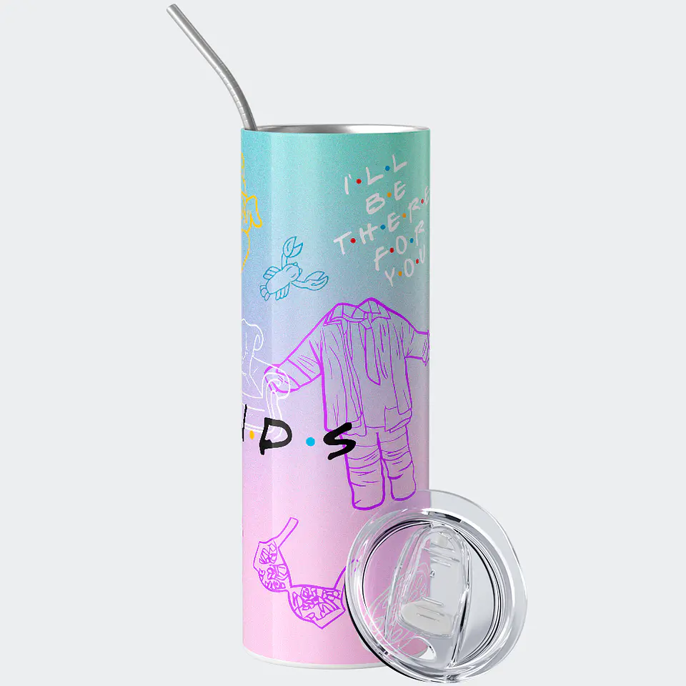 Vaso térmico 600ml - Diseño Friends Pastel Memories Edition 2