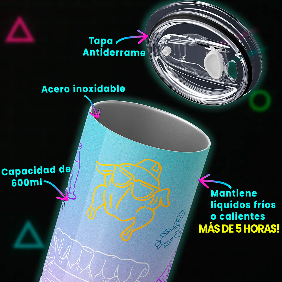 Vaso térmico 600ml - Diseño Friends Pastel Memories Edition 4