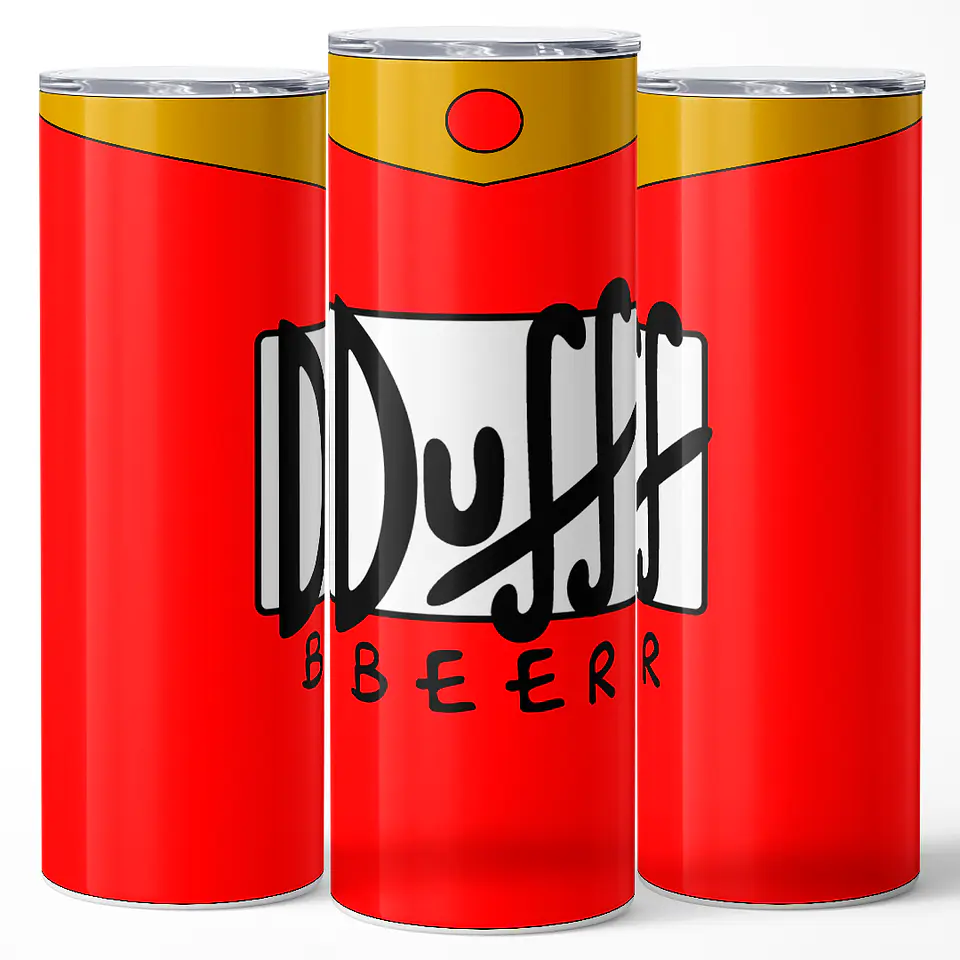 Vaso térmico 600ml - Diseño Duff Beer Classic Can 3