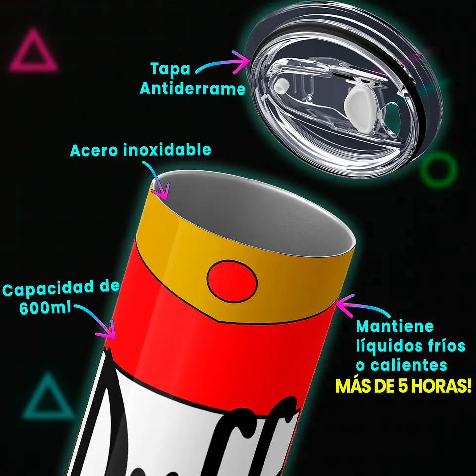 Vaso térmico 600ml - Diseño Duff Beer Classic Can 4