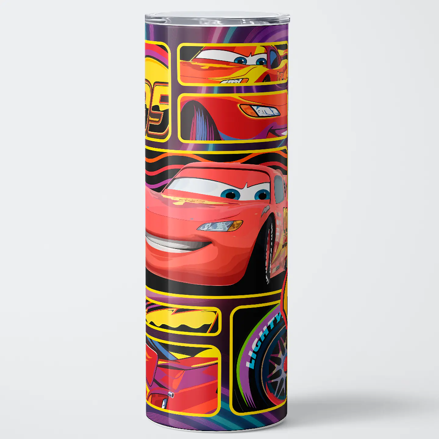 Vaso térmico 600ml - Diseño Cars Lightning McQueen Speed Track 1
