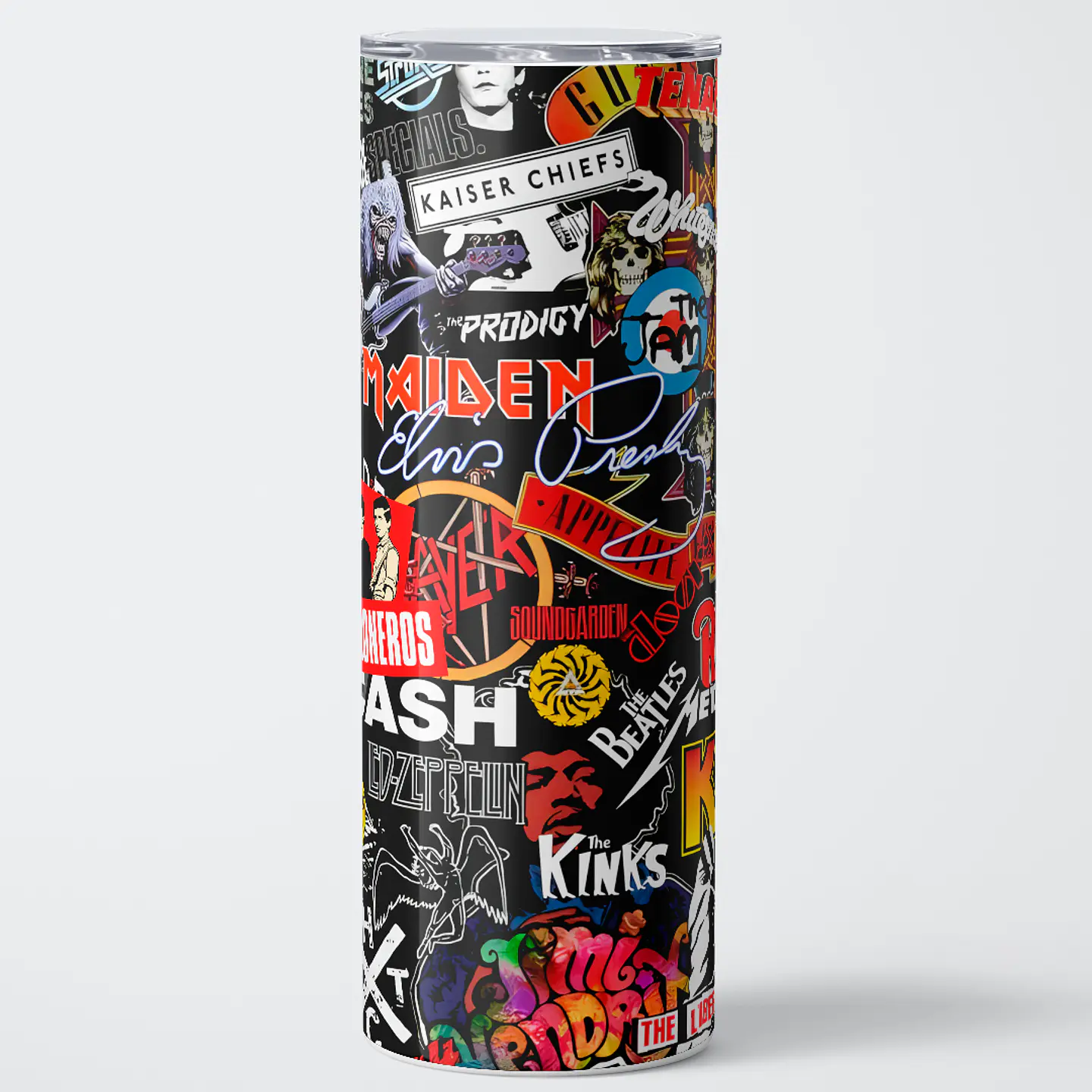 Vaso térmico 600ml - Diseño Rock Legends Collage 1