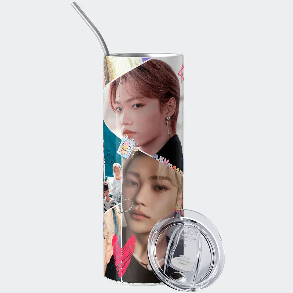 Vaso térmico 600ml - Diseño Felix Stray Kids Aesthetics 2