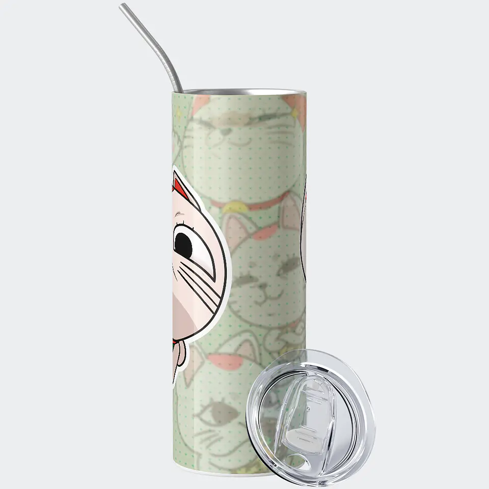 Vaso térmico 600ml - Diseño Turbo Granny Pastel 2