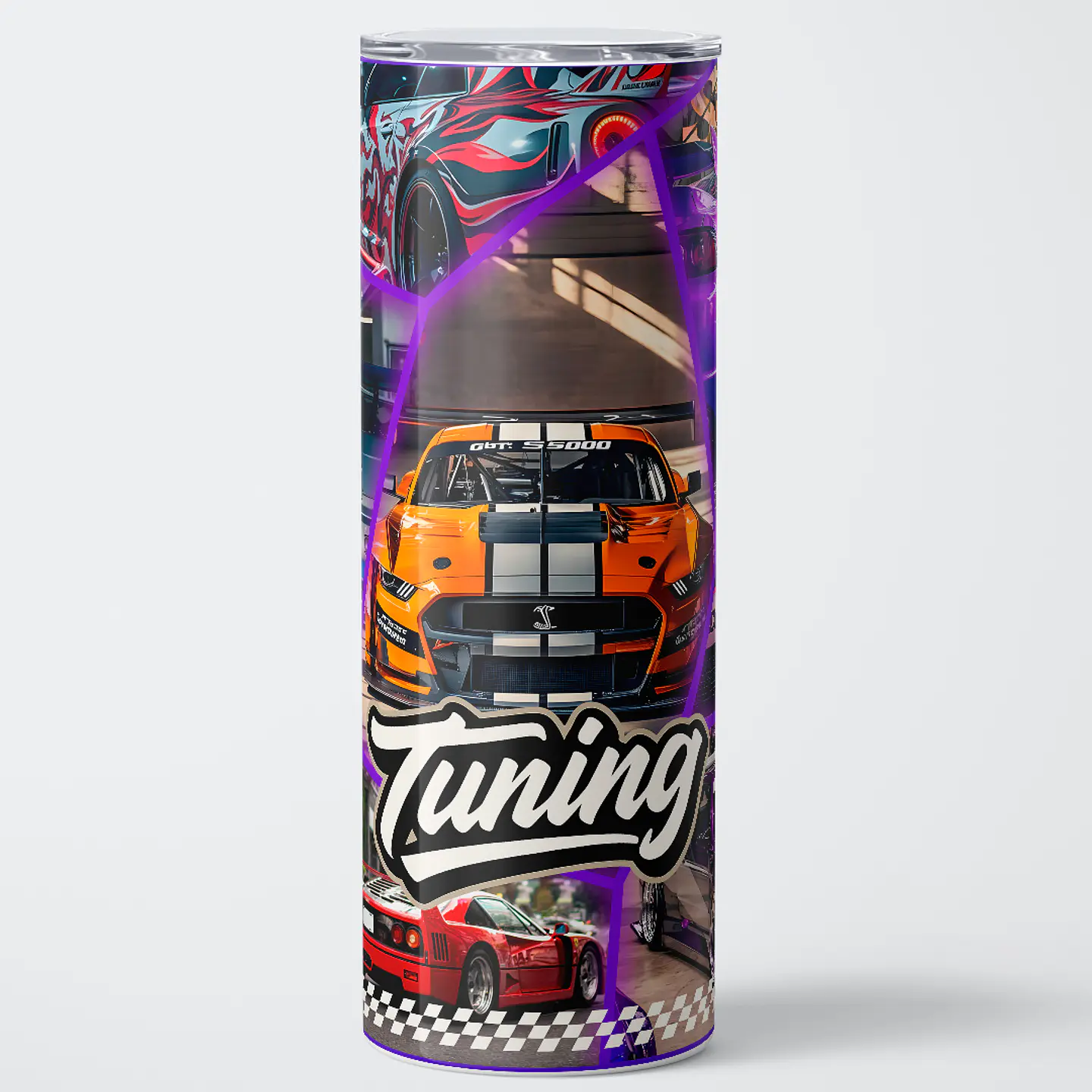 Vaso térmico 600ml - Diseño Tuning JDM Mosaic 1
